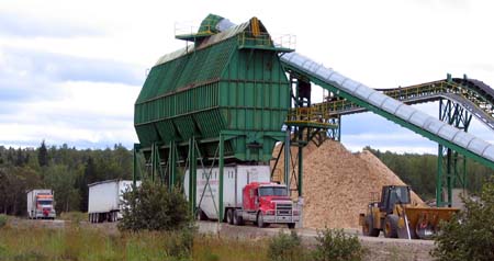 Maine Woods Company Chip Loader